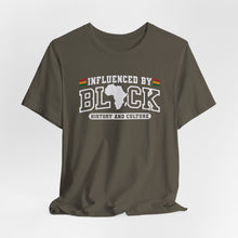 Load image into Gallery viewer, Influenced by Block Unisex Jersey Tee - Celebrate History and Culture