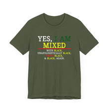 Load image into Gallery viewer, Proudly Mixed Unisex Jersey Tee - Celebrating Black Heritage