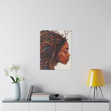 Load image into Gallery viewer, Grounded Woman of Color Matte Canvas, Stretched, 0.75"