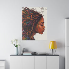 Load image into Gallery viewer, Grounded Woman of Color Matte Canvas, Stretched, 0.75"