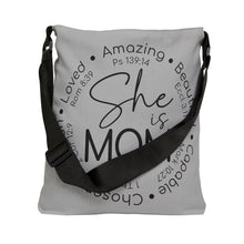 Load image into Gallery viewer, Adjustable Tote Bag (AOP) - She is