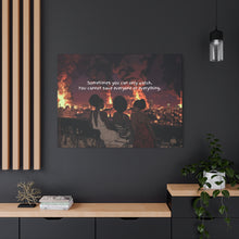Load image into Gallery viewer, Inspirational Wall Art Canvas - "Sometimes You Can Only Watch" - Empowering Home Decor