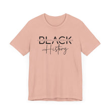 Load image into Gallery viewer, Empowering Black History Unisex Tee - Love, Pride, Joy, Excellence