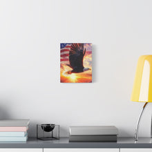 Load image into Gallery viewer, Patriotic Eagle Canvas Wall Art