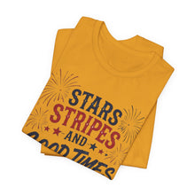 Load image into Gallery viewer, Stars Stripes and Good Times Tee