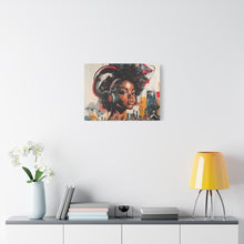 Load image into Gallery viewer, Urban Vibe Matte Canvas Print - Stylish Artwork for Music Lovers