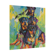 Load image into Gallery viewer, Rottweilers Canvas Art