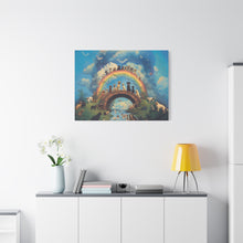 Load image into Gallery viewer, Rainbow Bridge Dog Canvas Artwork - Pet Lovers Home Decor