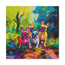 Load image into Gallery viewer, French Bulldog Canvas Art
