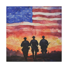 Load image into Gallery viewer, Inspirational Police Wall Art Canvas - Support Our Heroes