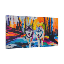 Load image into Gallery viewer, Husky Canvas Art