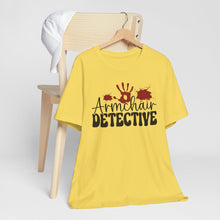 Load image into Gallery viewer, Armchair Detective Tee - Unisex Jersey Short Sleeve Shirt for Mystery Lovers
