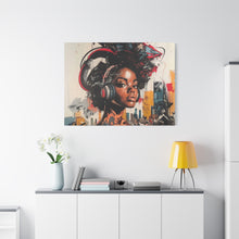 Load image into Gallery viewer, Urban Vibe Matte Canvas Print - Stylish Artwork for Music Lovers