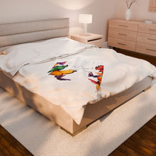 Load image into Gallery viewer, Butterfly Plush Blanket