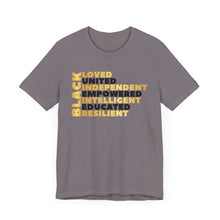 Load image into Gallery viewer, Empowered Black Pride Tee - Unisex Jersey Short Sleeve Shirt