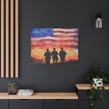 Load image into Gallery viewer, Inspirational Police Wall Art Canvas - Support Our Heroes