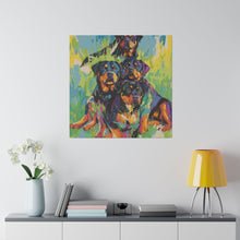 Load image into Gallery viewer, Rottweilers Canvas Art