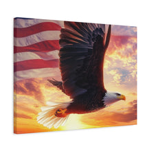 Load image into Gallery viewer, Patriotic Eagle Canvas Wall Art
