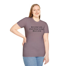 Load image into Gallery viewer, Unisex Softstyle T-Shirt - Know