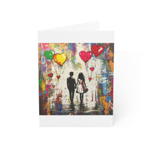 Load image into Gallery viewer, Artistic Love Greeting Cards - Set of 1, 10, 30, or 50