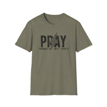 Load image into Gallery viewer, Inspirational Unisex Pray T-Shirt - Softstyle Casual Wear
