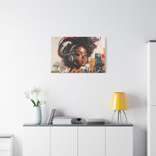 Load image into Gallery viewer, Urban Vibe Matte Canvas Print - Stylish Artwork for Music Lovers