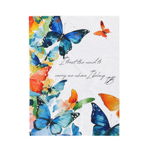 Load image into Gallery viewer, Butterfly Plush Blanket