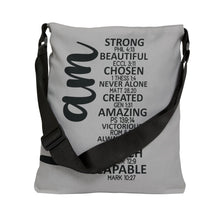 Load image into Gallery viewer, Adjustable Tote Bag (AOP) - I am