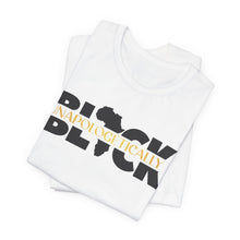 Load image into Gallery viewer, Unapologetically BLACK Unisex Jersey Tee - Bold Statement Shirt for Empowerment