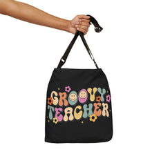 Load image into Gallery viewer, Adjustable Tote Bag (AOP) - Groovy Teacher