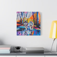 Load image into Gallery viewer, Husky Canvas Art