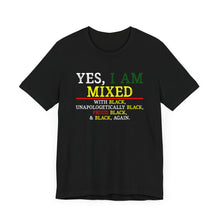 Load image into Gallery viewer, Proudly Mixed Unisex Jersey Tee - Celebrating Black Heritage