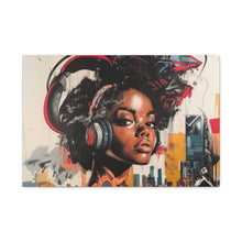 Load image into Gallery viewer, Urban Vibe Matte Canvas Print - Stylish Artwork for Music Lovers