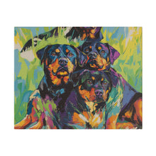 Load image into Gallery viewer, Rottweilers Canvas Art