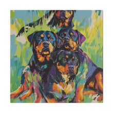 Load image into Gallery viewer, Rottweilers Canvas Art