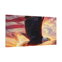Load image into Gallery viewer, Patriotic Eagle Canvas Wall Art