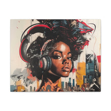 Load image into Gallery viewer, Urban Vibe Matte Canvas Print - Stylish Artwork for Music Lovers