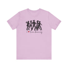 Load image into Gallery viewer, I ❤️ Live Dancing Unisex Jersey Tee – Perfect for Dance Lovers