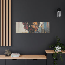 Load image into Gallery viewer, Urban Chic Canvas Art - Vibrant Female Portrait with Headphones