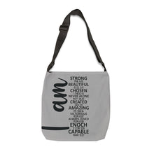 Load image into Gallery viewer, Adjustable Tote Bag (AOP) - I am