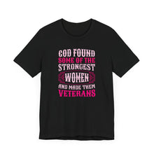 Load image into Gallery viewer, Strong Women Veterans Tee - Unisex Jersey Short Sleeve Shirt