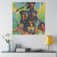 Load image into Gallery viewer, Rottweilers Canvas Art