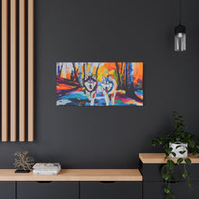 Load image into Gallery viewer, Husky Canvas Art