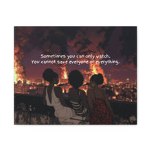Load image into Gallery viewer, Inspirational Wall Art Canvas - "Sometimes You Can Only Watch" - Empowering Home Decor