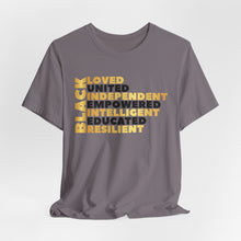 Load image into Gallery viewer, Empowered Black Pride Tee - Unisex Jersey Short Sleeve Shirt