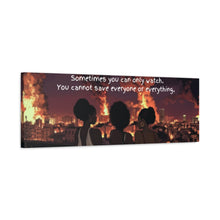Load image into Gallery viewer, Inspirational Wall Art Canvas - "Sometimes You Can Only Watch" - Empowering Home Decor