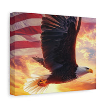 Load image into Gallery viewer, Patriotic Eagle Canvas Wall Art