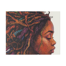 Load image into Gallery viewer, Grounded Woman of Color Matte Canvas, Stretched, 0.75"