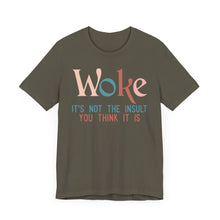 Load image into Gallery viewer, WOKE - Unisex Jersey Short Sleeve Tee