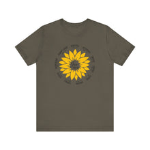 Load image into Gallery viewer, You Are Loved Sunflower Graphic Unisex Tee